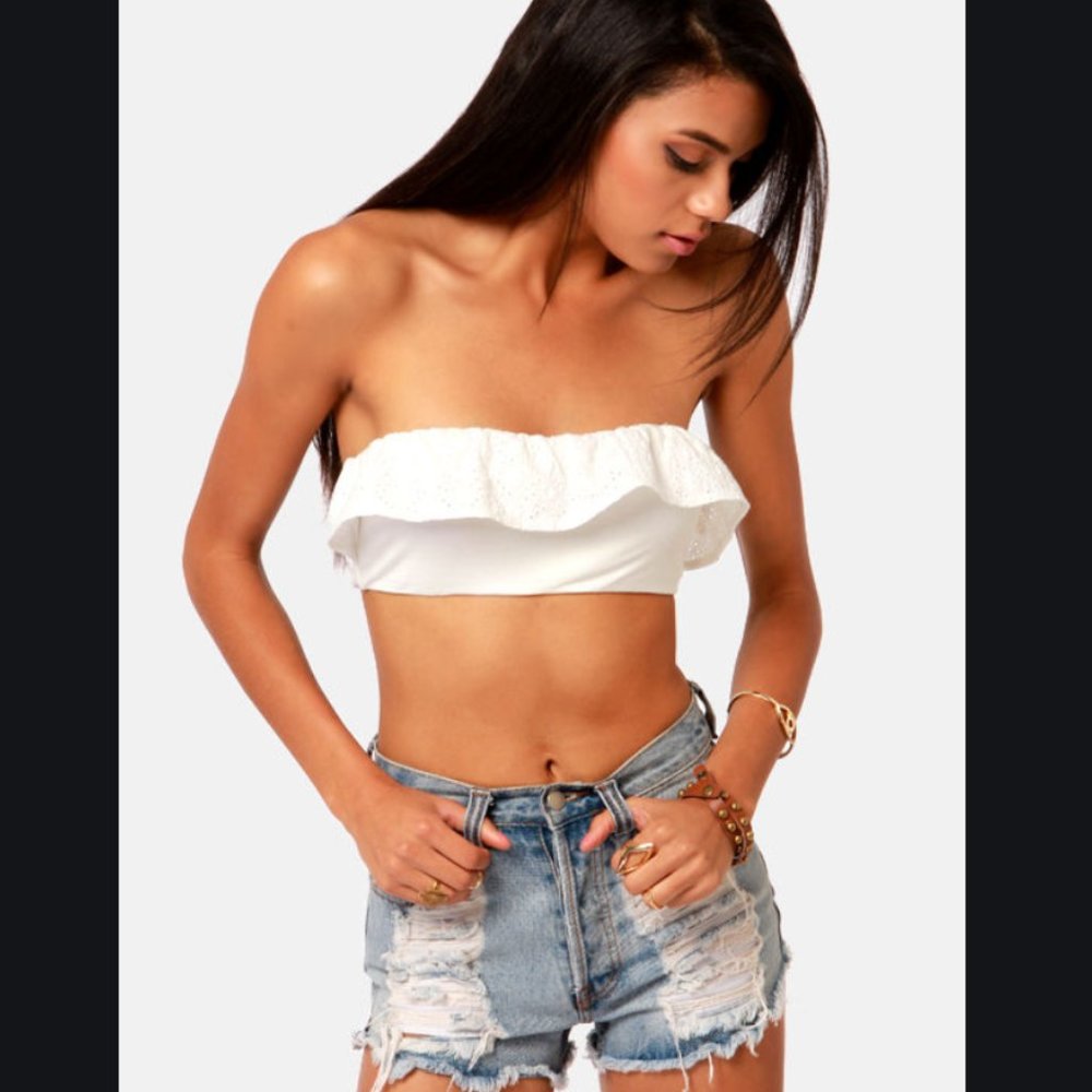 Huntingbird White Bandeau